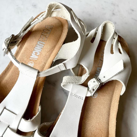 Vita Unica White Fisherman’s Sandals EU 40 - Picture 6 of 8